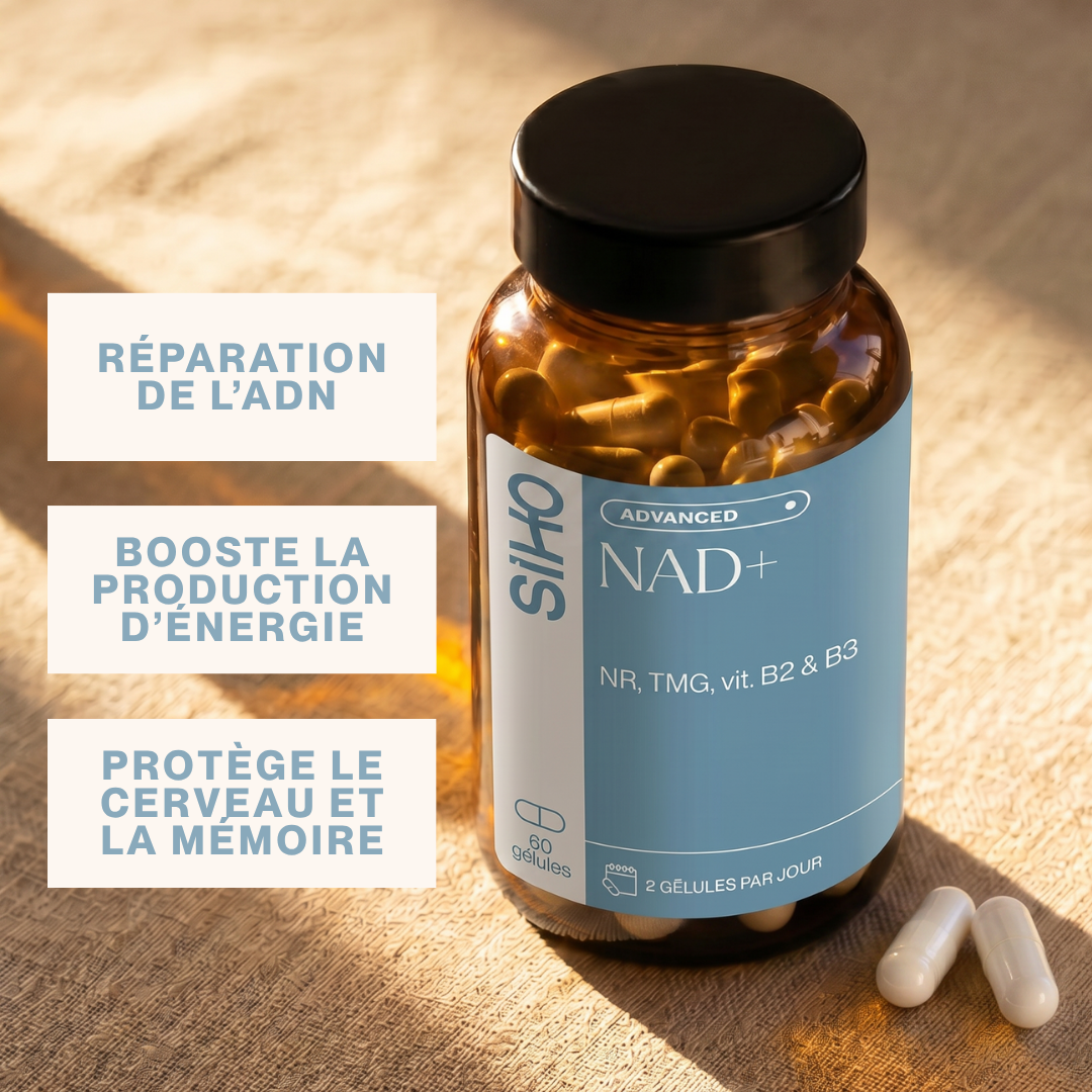 NAD+ | Énergie Cellulaire & Longévité | 60 gélules