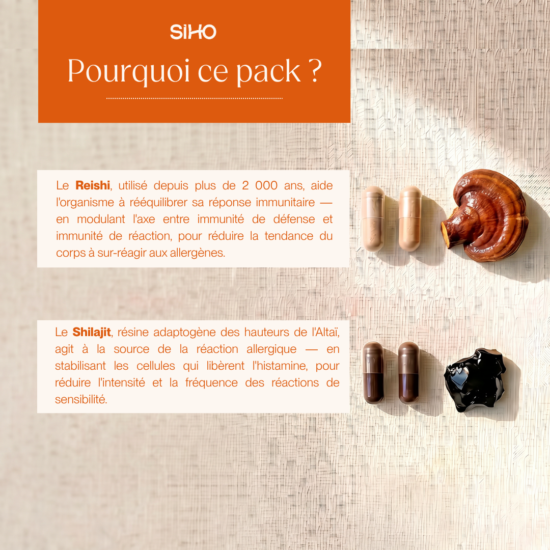 Pack Allergies I Shilajit + Reishi Bio