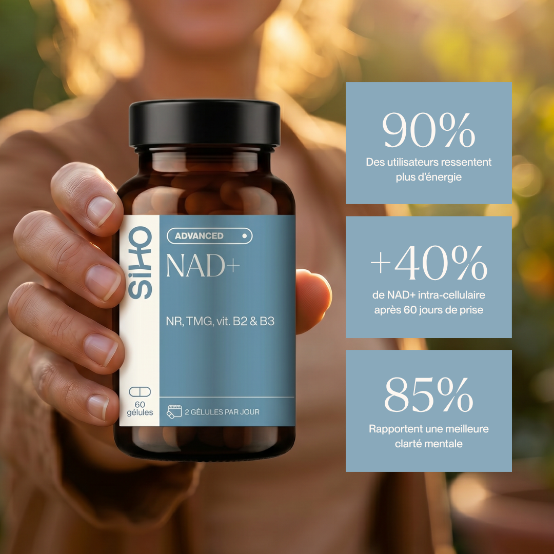 NAD+ | Énergie Cellulaire & Longévité | 60 gélules