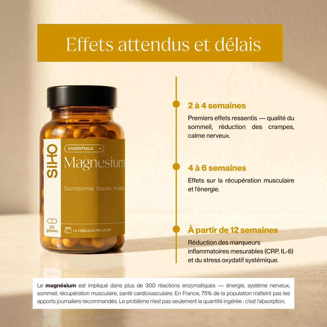 Magnésium+ - Complexe de 3 magnésiums