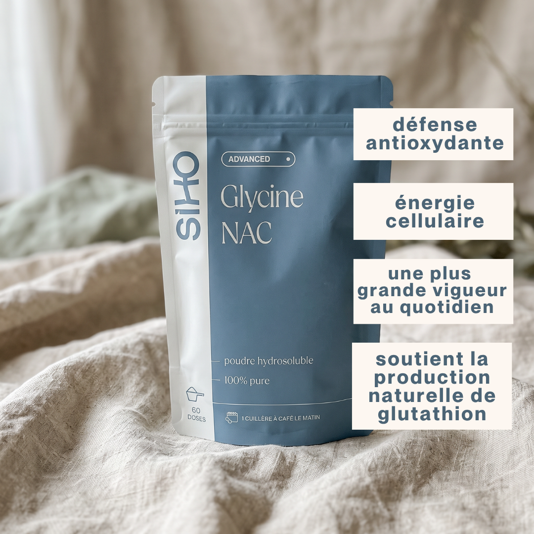 Glycine-NAC SIHO : effets attendus et délais d'une cure de 60 doses