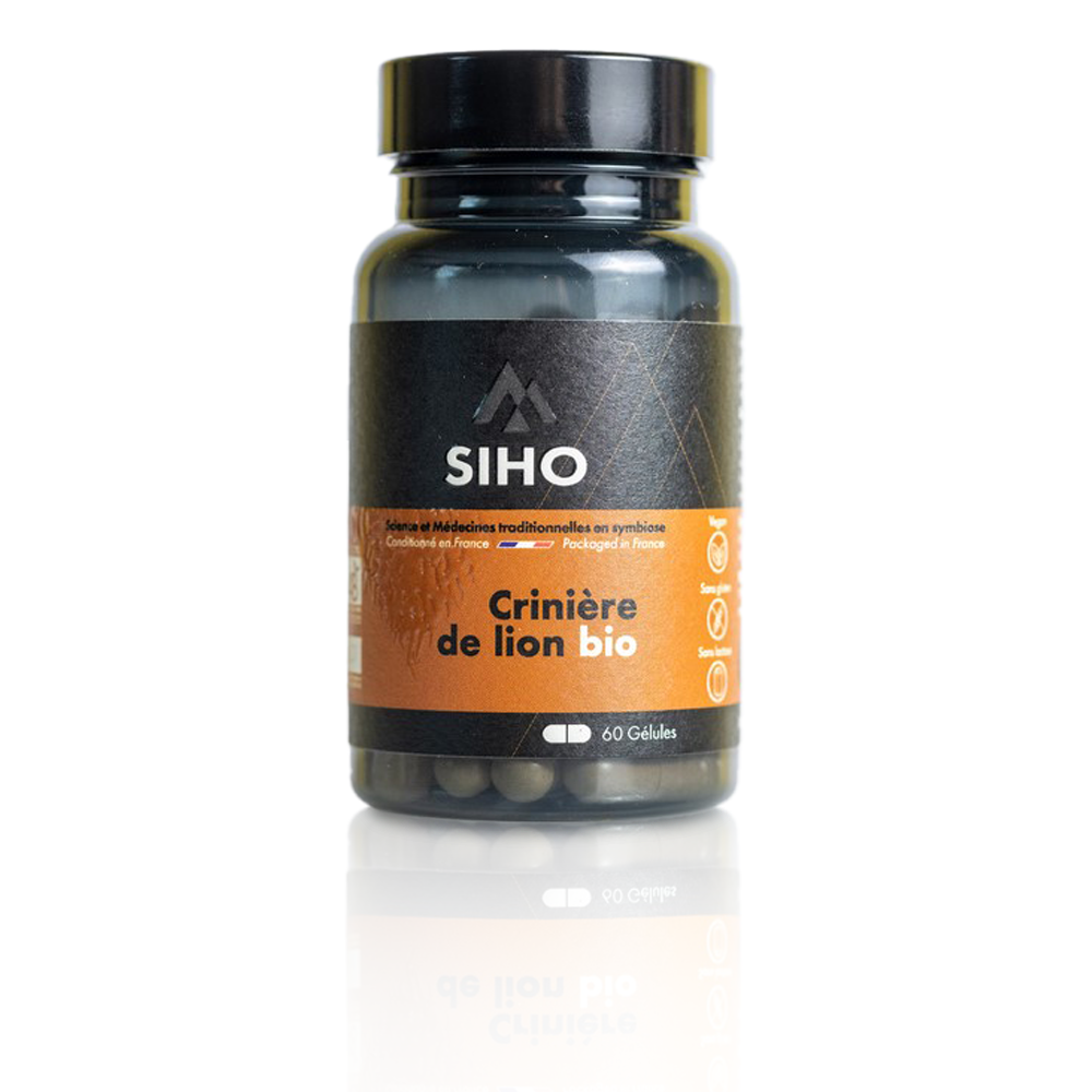 Hericium / Crinière de lion, extrait bio - 60 gélules - 1 mois