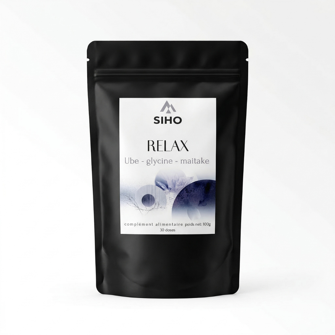 Relax | Boisson Fonctionnelle Ube Glycine Maitake - Sommeil & Relaxation