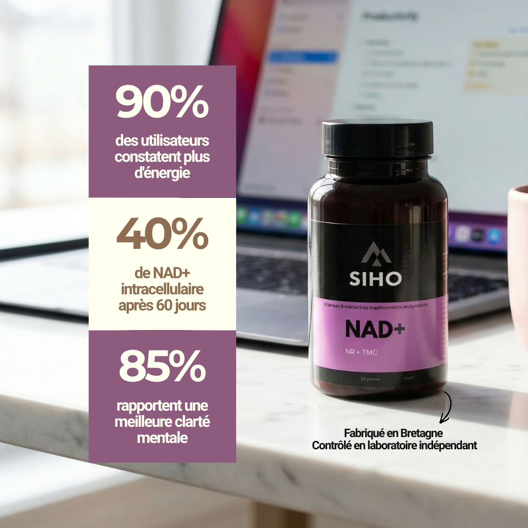NAD+ | Énergie Cellulaire & Longévité | 60 gélules