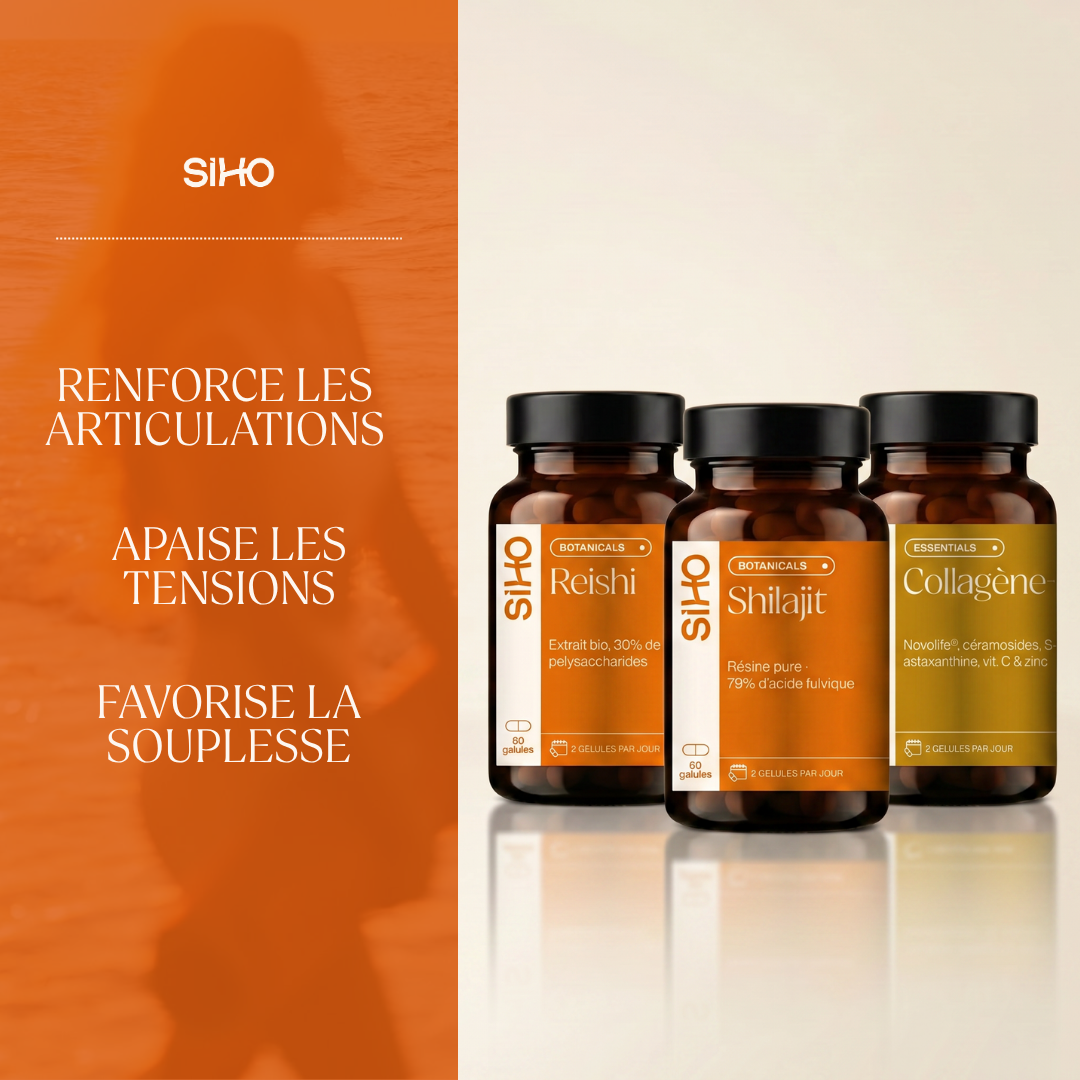 Pack Articulation I Shilajit + Collagène végétarien + Reishi Bio