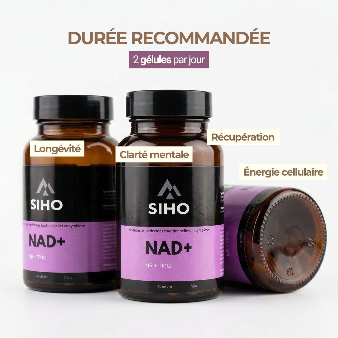 NAD+ | Énergie Cellulaire & Longévité | 60 gélules