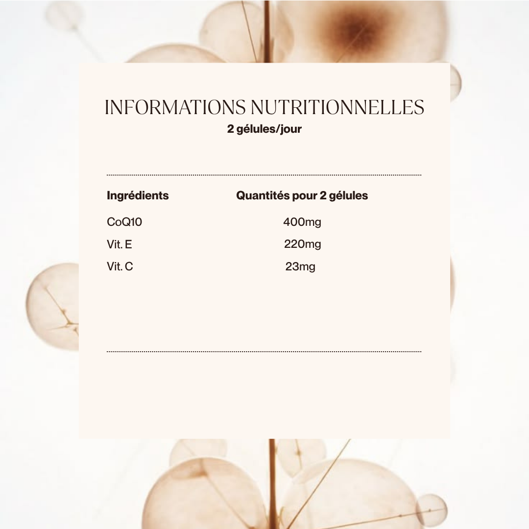 Coenzyme Q10 - CoQ10 - hautement dosée