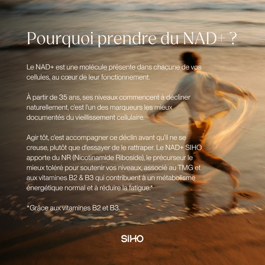 NAD+ | Énergie Cellulaire & Longévité | 60 gélules