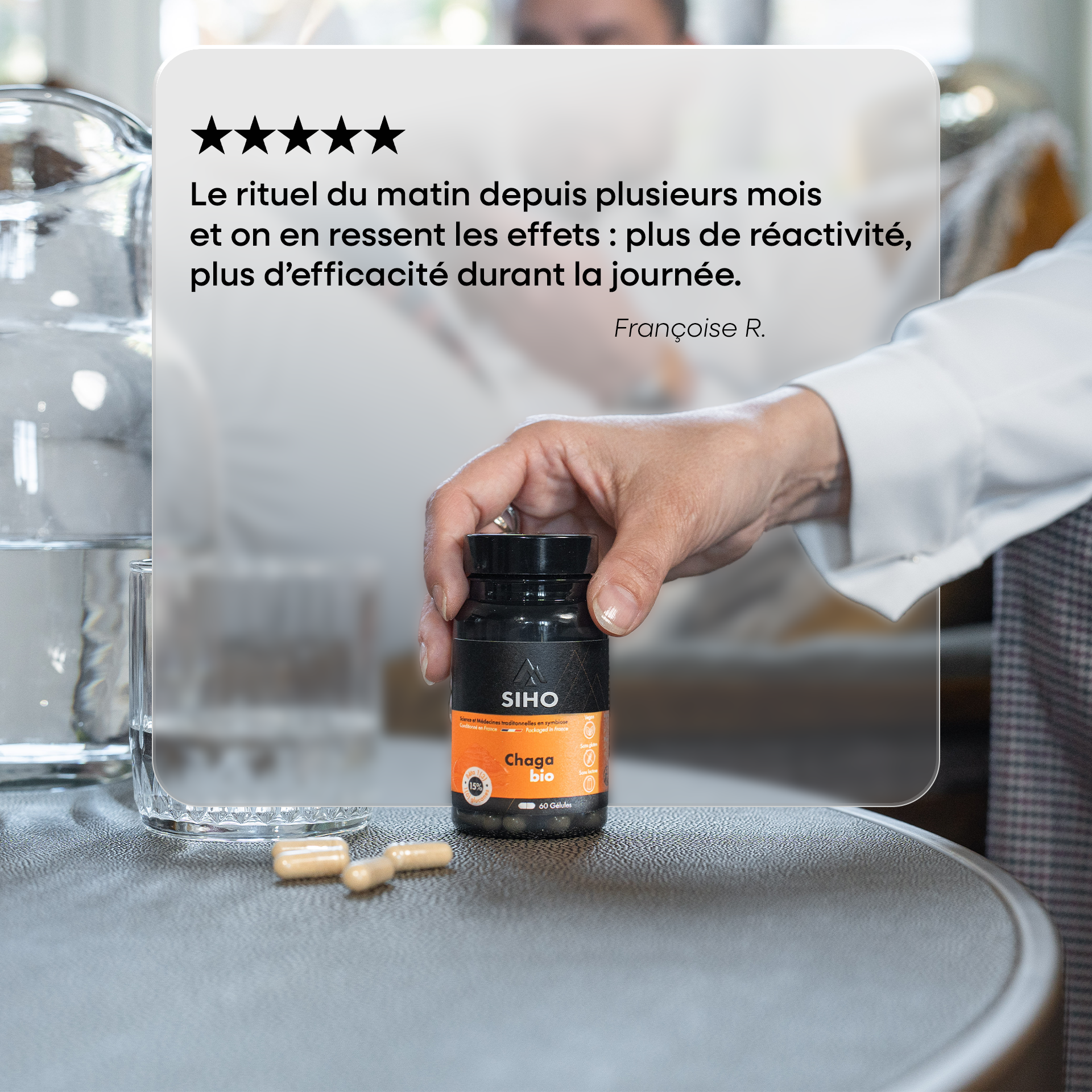 Chaga, extrait bio hautement dosé