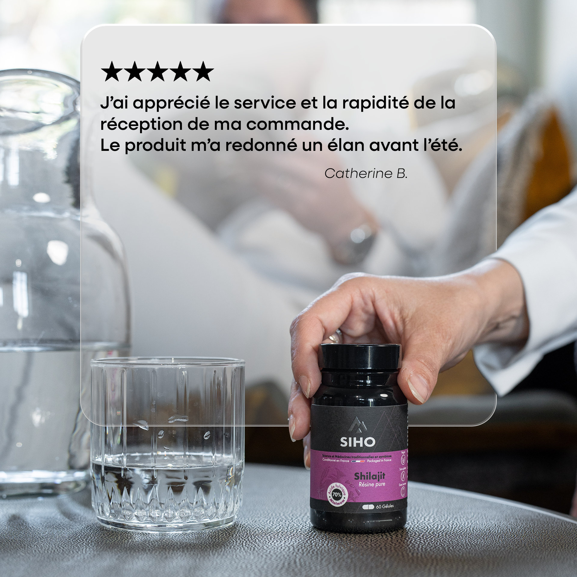Shilajit Pur en gélules - SIHO