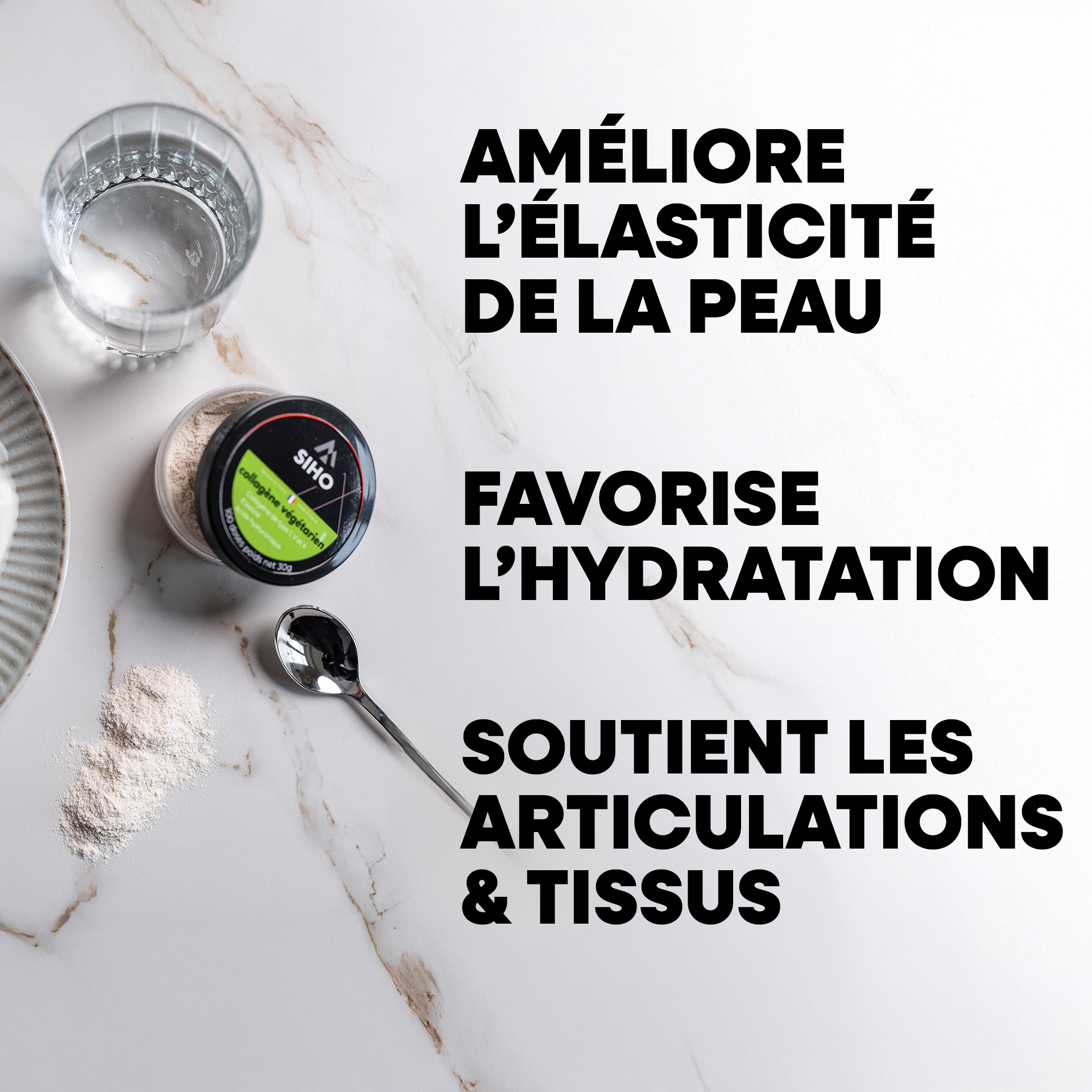 Collagène Végétarien Novolife - Révolutionnaire pour des  Articulations Saines